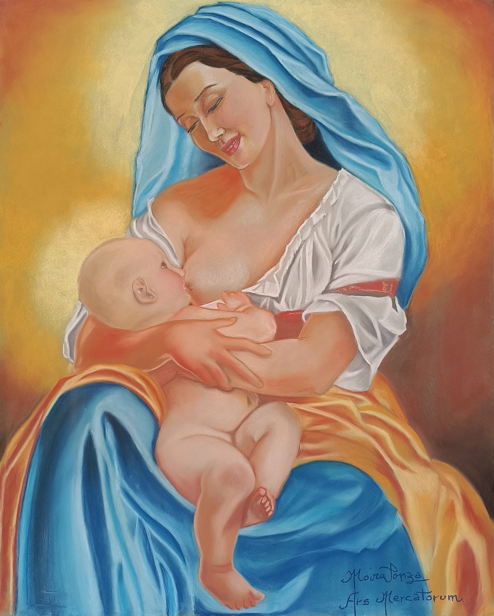 Moira Ponza, talento disegnativo e predilezione Madonnara